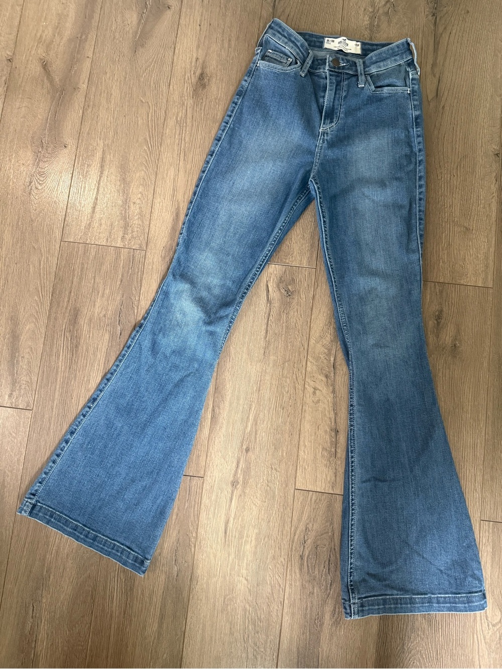 Hollister Medium Blue Flare Jeans
